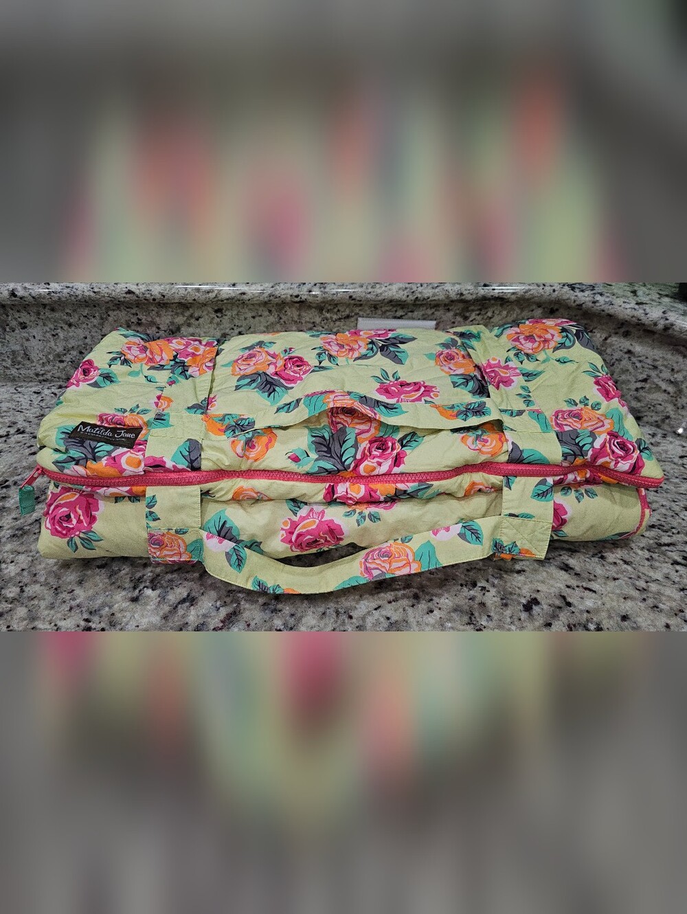Matilda Jane Ruffled Sleeping Bag - Blanket One Size Pink Yellow Orange - Picture 11 of 12